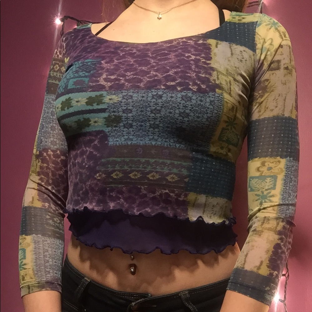 Boho Mid-Sleeve Blouse
